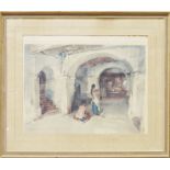 After William Russell Flint  Three colour prints  "Pendant", signed in pencil lower right, "