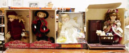 Quantity of bisque dolls (2 boxes)