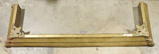 Brass fire curb