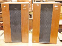 Pair of KEF Electronics Ltd vintage 'Concord' speakers, serial nos. 1419 and 1261 (2)