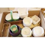 Box of assorted plant pots and jardinieres (1 box)