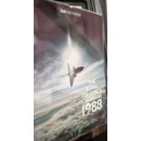 Royal Air Force calendar for 1987 and a large collection of prints, paintings, reproduction posters,