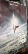 Royal Air Force calendar for 1987 and a large collection of prints, paintings, reproduction posters,