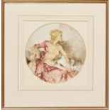 William Russell Flint  Colour print  "Lavoir la Bastide", signed in pencil lower right, framed and