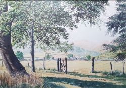 T Lesley-Hawkes (20th century)  Watercolour  "View of Easedale", signed lower right and dated