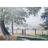 T Lesley-Hawkes (20th century)  Watercolour  "View of Easedale", signed lower right and dated