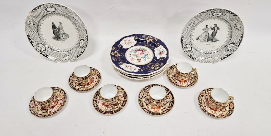 Royal Crown Derby imari pattern part coffee service, circa 1900, printed iron-red marks, pattern - Image 2 of 5