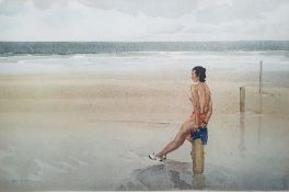 After Sir William Russell Flint (1880-1969) Colour print "Halcyon Days" signed in pencil lower
