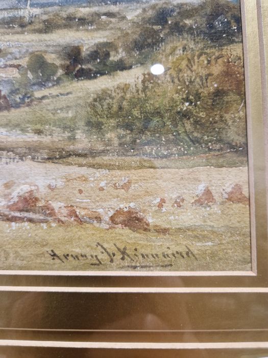 Henry J Kinnaird (1861-1929)  Watercolour  "A Sussex Cornfield", signed lower right, titled lower - Image 20 of 20