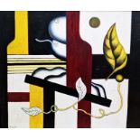 After Fernand Leger Oil on board Copy of 'Nature Morte Aux Fruits' after the original by Fernand