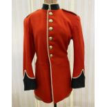 Red military jacket with Prince of Wales buttons, buttons not original