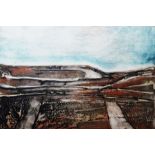 Peter Clough (b.1944) Collagraph 'Long Fell', AP original, signed and dated '07 lower right,