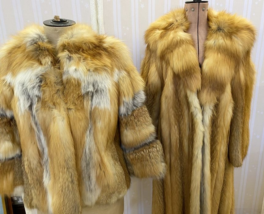 Vintage golden fox jacket UK size s/m, and a 1980's golden fox full length coat m size s/m (2) - Image 2 of 3