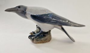 Royal Copenhagen porcelain model of a hooded crow, marked to base no.365 Condition ReportSmall,