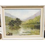 Ten various framed pictures to include oil on board, prints, watercolour, etc (10)