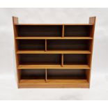 20th century MDF bookcase 109h x 120 cms x 36.5cms