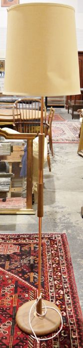 20th century mahogany kneehole desk with brown leather insert, on cabriole supports and claw and - Image 3 of 3