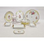 Various items of 20th century Rosenthal porcelain dinnerware printed with loose bouquets of