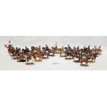 Collection of Del Prado cast figures, French Camel Corps, The Empress's Dragoons, King's Light