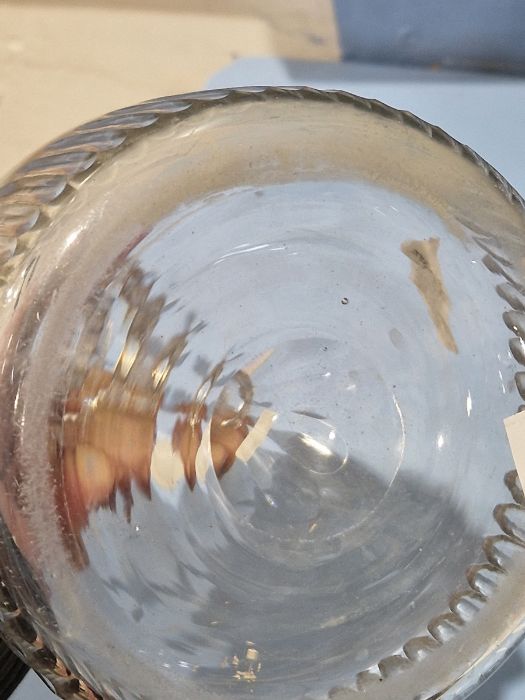 19th century cut glass decanter of hexagonal form, a further 19th century cut glass decanter of - Image 13 of 14