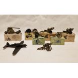 Britains Royal Artillery 4.5" Howitzer (boxed) (2), Britains 2 Pounder Anti-Aircraft Gun no. 1717 (