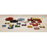 Quantity of assorted diecast vehicles to include Dinky Spectrum Pursuit vehicle, Corgi Aerial rescue