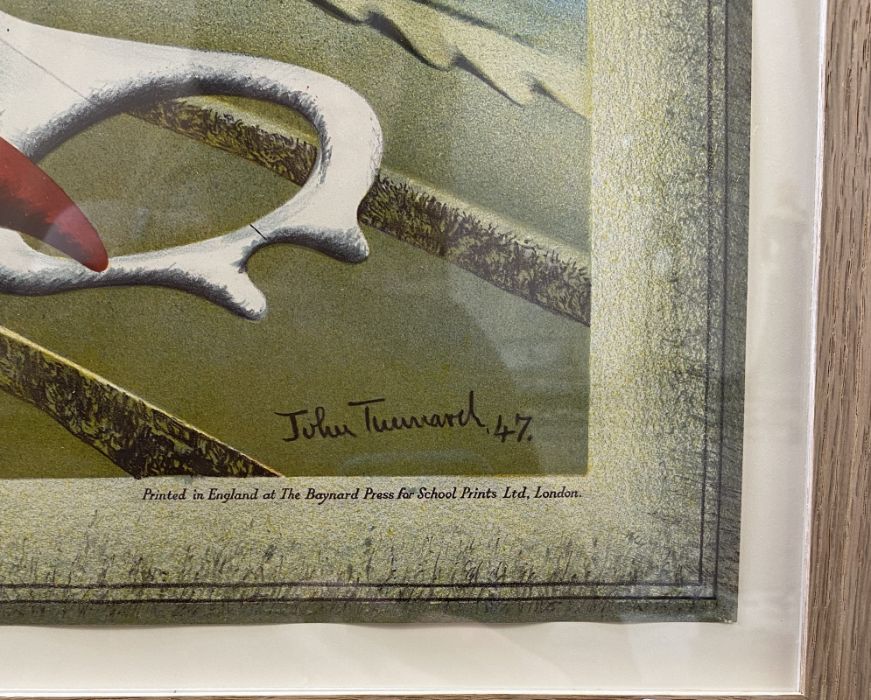 After John Tunnard (1900-1971) Lithograph 'Holiday', signed and dated lower right corner, framed and - Image 2 of 21