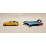 Dinky Toys Thunderbird 2 and Dinky 'Ed Straker's Car' (2)