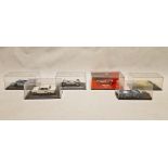 Six Paul's Model Art Minichamps diecast model cars to include Porsche 917L 24H Le Mans 1970 2nd