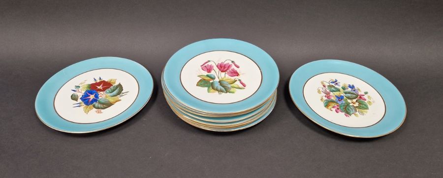 Set of six early 20th century wine glasses with swirl bowls, a set of six early 20th century James - Image 2 of 2