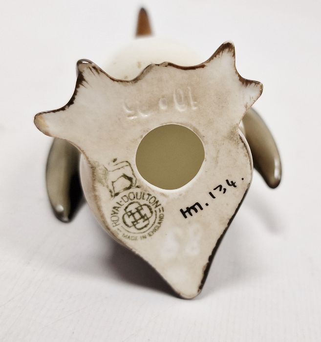Royal Doulton model of a penguin, printed green marks, black HN. 134 impressed and incised numerals, - Image 2 of 2