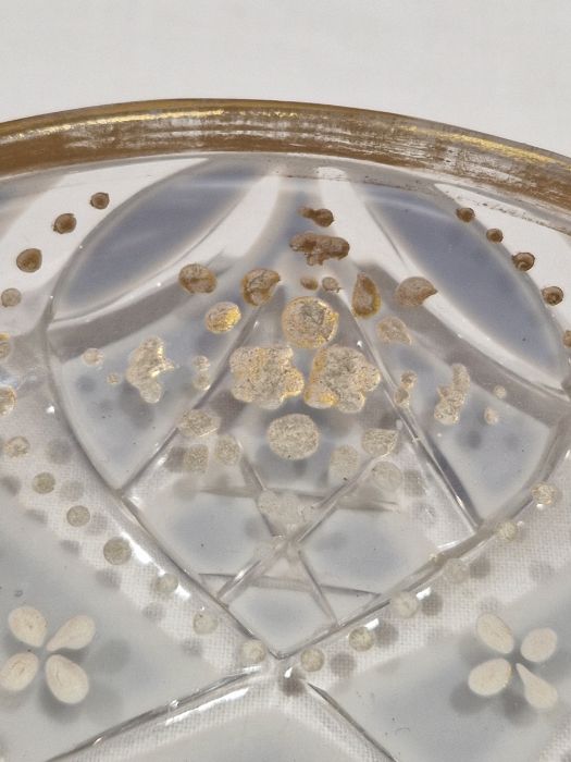 Pair of Bohemian overlay blue and gilt glass beakers on stands, with Arabic script Condition - Image 26 of 30