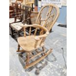 Windsor rocking chair