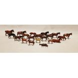 Britains and other horses (1 bag)