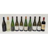 Ten bottles of mixed wine including four bottles of Chateau de Breze Saumur 2010, two of Domaine