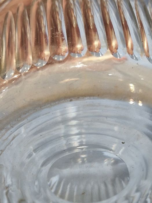 19th century cut glass decanter of hexagonal form, a further 19th century cut glass decanter of - Image 12 of 14