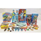 Thunderbirds Alan Tracy figure (boxed), Thunderbirds Rescue Adventure Team, Thunderbirds DVD and Toy