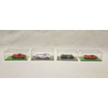 Four cased Bizarre model diecast 1:43 scale cars to include Frazer Nash MM LM 50, Cunningham C-4RK
