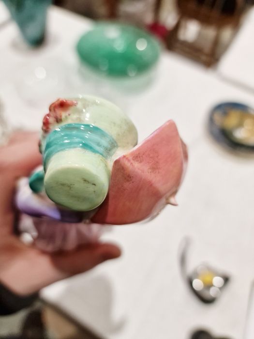 Royal Doulton figure Miss Demure, printed green marks HN. 4202, two marks COPR 1930 printed AH, a - Image 10 of 11