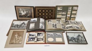 Large quantity of vintage photographs and albums