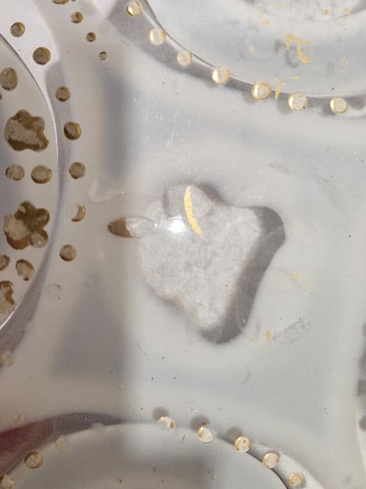 Pair of Bohemian overlay blue and gilt glass beakers on stands, with Arabic script Condition - Image 21 of 30