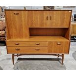 G-Plan teak sideboard/cocktail unit, 151cm approx.