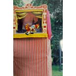 Punch and Judy puppet show stand