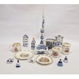 Group of Royal Doulton Bunnykins pattern nursery wares including a mug, a teacup and saucer. a