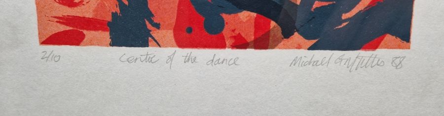 Michael Anth..?? Limited edition print 'Centre of the Dance'  2/10, signed numbered and titled, '88, - Image 8 of 12