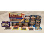 Corgi Royal Mail lorry, boxed, Corgi Volvo short wheel base lorry with close coupled trailer and