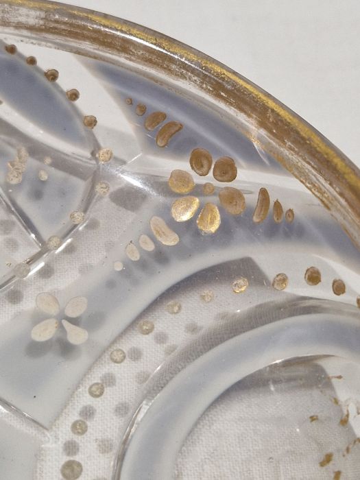 Pair of Bohemian overlay blue and gilt glass beakers on stands, with Arabic script Condition - Image 25 of 30