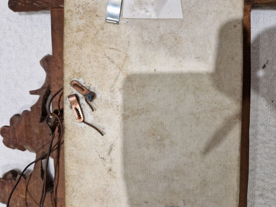 Late 19th century Continental white biscuit porcelain rectangular plaque, moulded with classical - Image 12 of 17