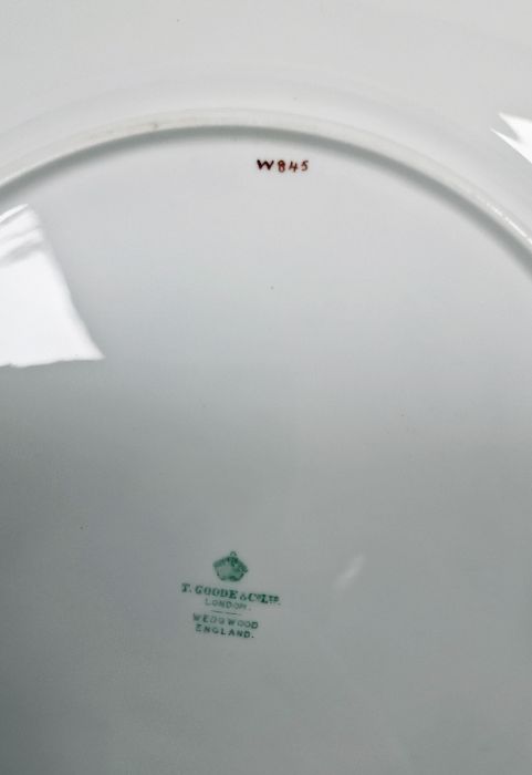 Wedgwood porcelain Willow pattern part dinner service, circa 1890, printed green marks for T. - Image 3 of 20