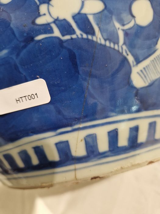 Chinese porcelain blue and white ginger jar, late Qing dynasty, with four-character Kangxi marks, - Image 16 of 23